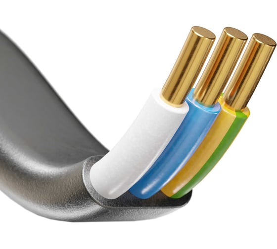 Кабель ELITRON ВВГ-П нг(А) LS 3x1,5 ГОСТ (40 метров) E122-40