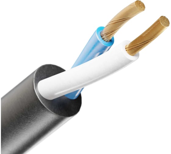 Кабель ELITRON КГтп-ХЛ 2x1 ГОСТ (80 метров) E136-80