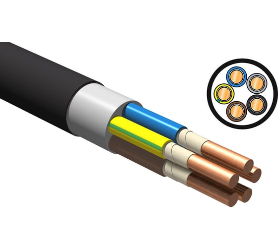 Кабель iTOK ППГнг(А)-HF 5x10 ГОСТ (50 метров) i-KPP-PPGNG-HF-5100-50 1