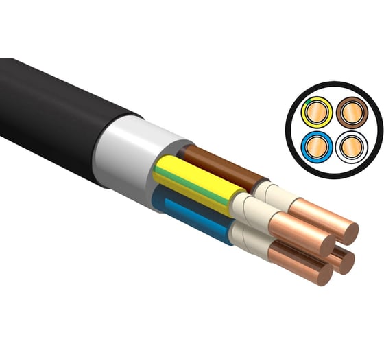 Кабель iTOK ППГнг(А)-HF 4x2,5 ГОСТ (100 метров) i-KPP-PPGNG-HF-425-100 1