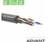 Кабель витая пара Advant кат. 6, U/UTP, 4 пары(AWG23), одножильный, оболочка LSZH, цвет: серый, ADV6-U23LG (305m) 2