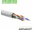 Кабель витая пара Advant кат. 5е, U/UTP, 4 пары(AWG24), одножильный, оболочка LSZH, цвет: серый, ADV5e-U24LG (305m) 2