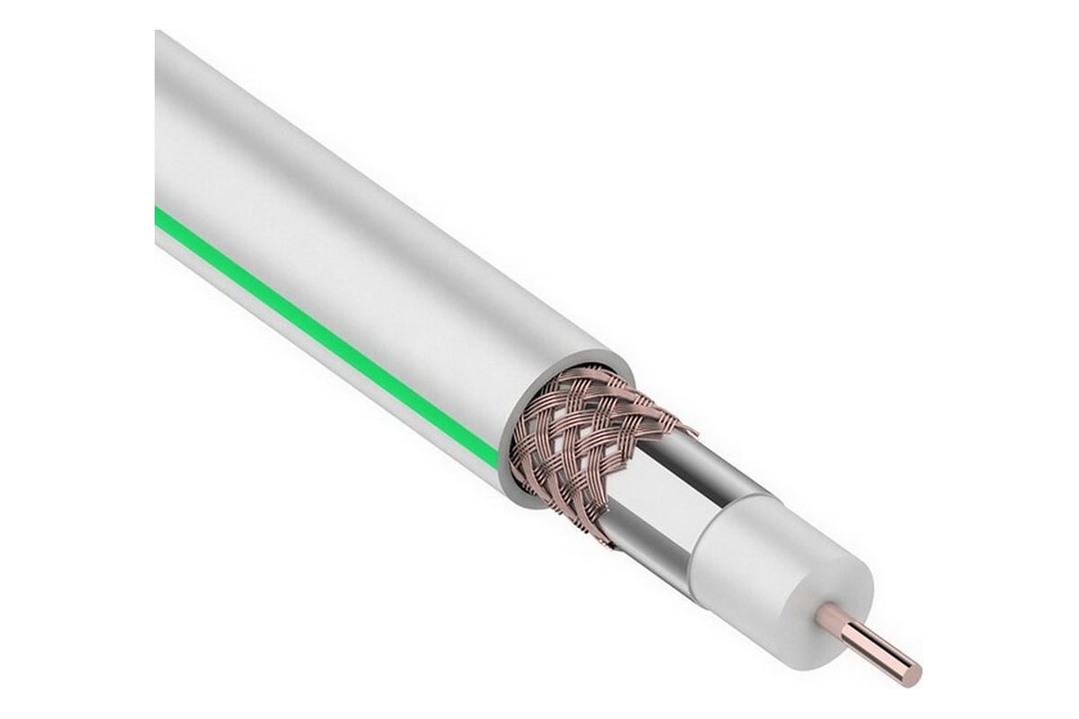 Коаксиальный кабель Ruichi SAT 703B Cu/Cu 75 Ом 100m 113046 - выгодная ...