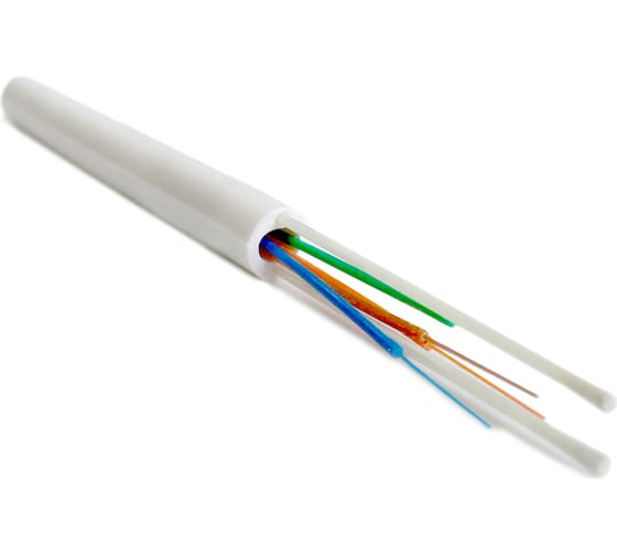 Волоконно-оптический кабель Hyperline FO-DPE-IN-9S-8-LSZH-WH 9/125 (SMF-28 Ultra) одномодовый 363777