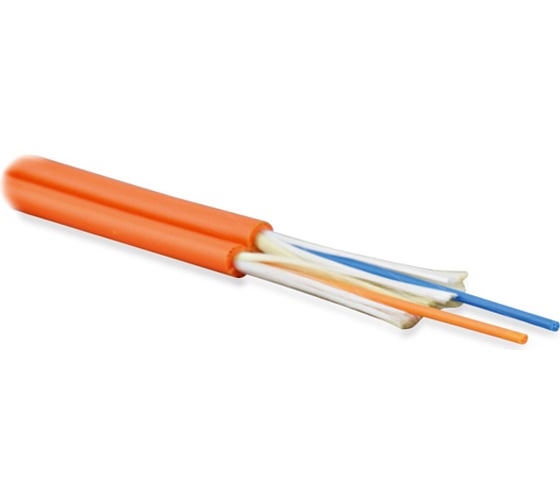 Волоконно-оптический кабель Hyperline FO-D2-IN-50-2-LSZH-OR 50/125 (OM2) многомодовый 222534