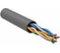 Кабель витая пара ELITRON U/UTP кат.5 4х2х24AWG solid CCA PVC серый (м) E194-30 1