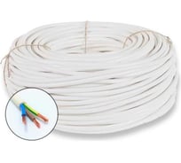 Провод бытовой БУРЕВЕСТНИК пвс 3x4 мм2, 1м OZ70421L1 BOZ70421L1