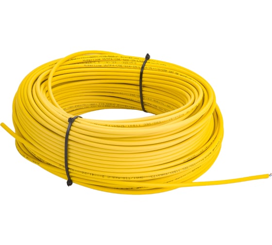 Кабель Hyperline UUTP4-C5E-S24-IN-LSZH-YL-100 (100 м) витая пара, неэкран. U/UTP, категория 5e, 4 пары 273514