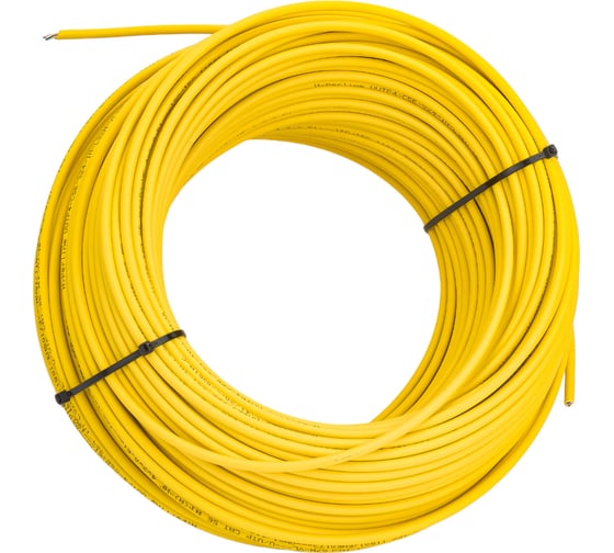 Кабель Hyperline UUTP4-C5E-S24-IN-LSZH-YL-100 (100 м) витая пара, неэкран. U/UTP, категория 5e, 4 пары 273514