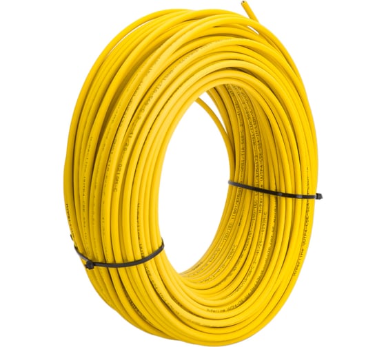 Кабель Hyperline UUTP4-C5E-S24-IN-LSZH-YL-100 (100 м) витая пара, неэкран. U/UTP, категория 5e, 4 пары 273514