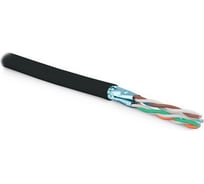 Кабель Hyperline UFTP4-C6-S23-OUT-LSZH-BK-500 (500 м) витая пара U/FTP, кат. 6, 4 пары, 23 A 227934