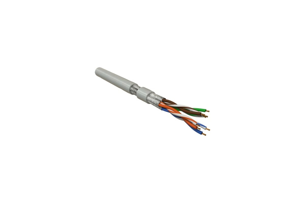 Кабель Hyperline UFTP4-C6-P26-IN-LSZH-GY-100 (100 м) витая пара ...