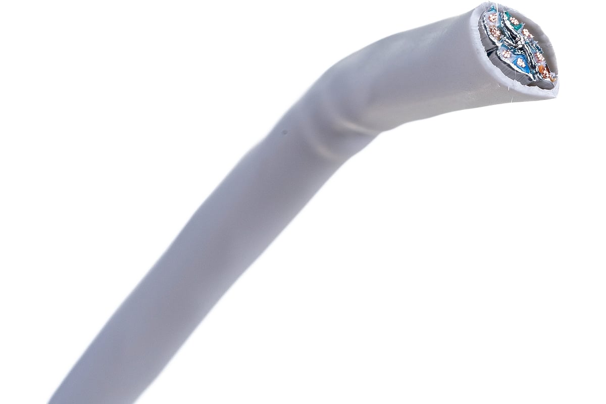 Кабель Hyperline UFTP4-C6-P26-IN-LSZH-GY-100 (100 м) витая пара ...