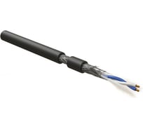 Кабель интерфейса Hyperline RS-SF-1x2x22/7-PVC-BK (500 м) RS-485, экранированный SF/UTP, 1 п 444097