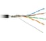 Кабель Hyperline FUTP4-C5E-S24-OUT-PE-BK-100 (100м) витая пара, экранир. F/UTP, кат. 5e, 4 п 49117 1