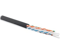 Кабель Hyperline UUTP4-C6-S23-OUT-LSZH-BK-500 (500 м) витая пара U/UTP, кат. 6, 4 пары, 23 AWG 227933