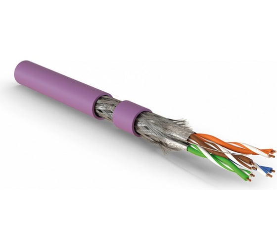 Кабель Hyperline SFTP4-C7-P26-IN-LSZH-VL-500 (500 м) витая пара, экранированная S/FTP 236297 1