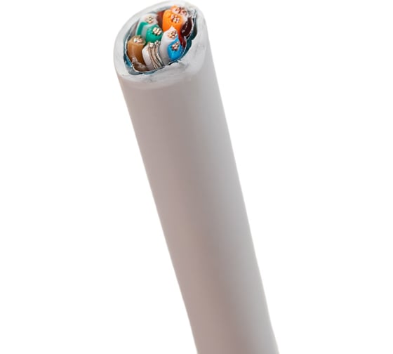 Кабель Hyperline FUTP4-C5E-P26-IN-LSZH-GY-100 (100 м) витая пара, экранированная F/UTP 243623