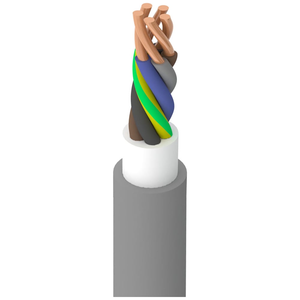 Кабель ОРЕОЛ NYM-J 5х2,5 мм ГОСТ 50 м 00-00002204 - выгодная цена ...