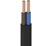 Шнур ОРЕОЛ ШВВП 2х0,75 мм ГОСТ 100 м черный 00-00002304