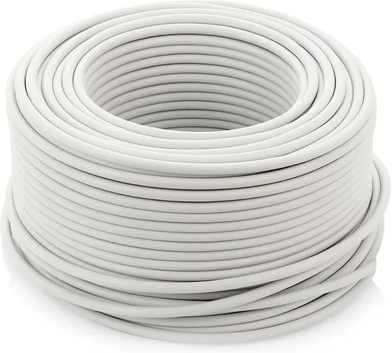 Кабель ELITRON ВВГнг(А)-LS 1х4 ОК Белый 0.66кВ 50м E242-50 1