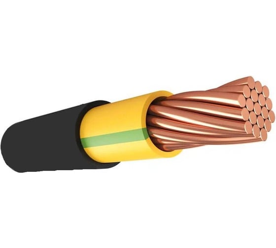 Кабель ELITRON ВВГнг(А)-LS 1х95 МК Желто-зеленый 1кВ ГОСТ 50м E258-50 1
