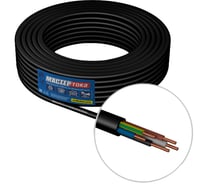 Кабель ВВГбмнгA-LS Мастер Тока 5х1,5 черный 50м МТ1631