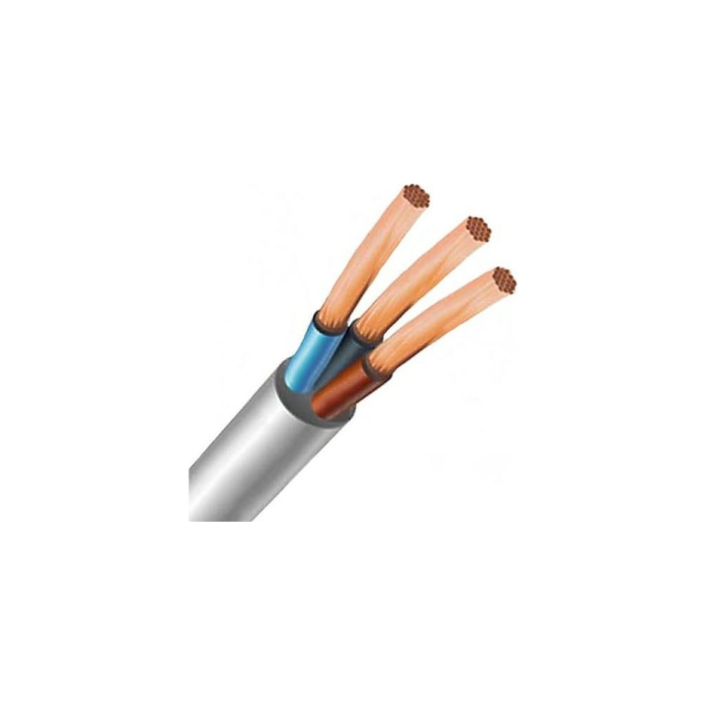 Провод ПВС VKL electric 3х1,5 белый 100м СКК до 380В, ГОСТ 7399-97 ...
