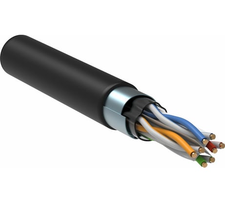Витая пара ITK F/UTP кат.6 4х2х23AWG LDPE черный 305м LC3-C604-339