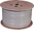 Кабель витая пара REXANT U/FTP, CAT 6A, LSZH нг(А)-HF, 4х2х0,575 мм, 23AWG, внутренний, серый, 305м 02-0321 1