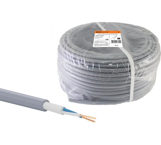Кабель TDM NYM-O 2х2,5-0,66 50м SQ0121-0014