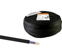 Шнур TDM ELECTRIC ШВВП 2х0,75 ГОСТ 200м, черный SQ0120-0075