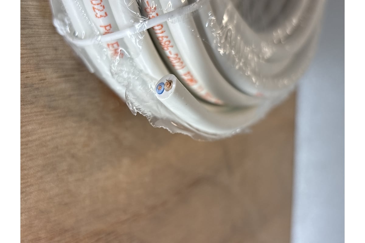 Провод TDM ПВСмб 2х1,5 10м, белый Народный SQ0118-0603 - выгодная цена ...