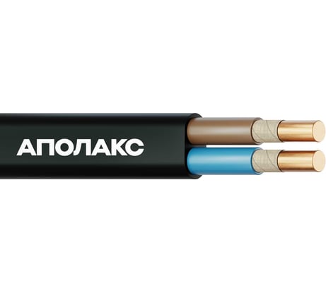 Кабель силовой АПОЛАКС ВВГ-Пнг(А)-FRLS 2х6,0 ок (N)-0,66 (500 м) 4687206955288