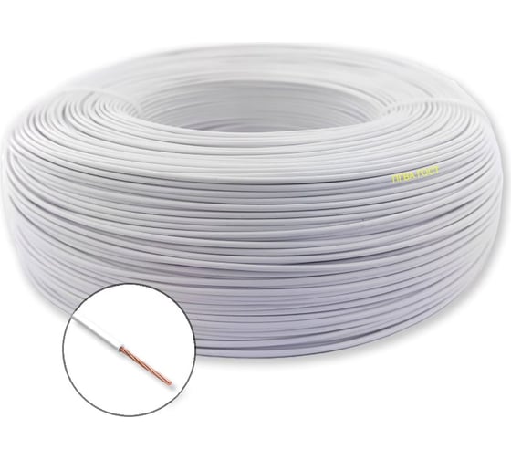 Провод автомобильный ПРОВОДНИК ПГВА 1х0.5 мм2 Белый, 200м BOZ480661L200 1