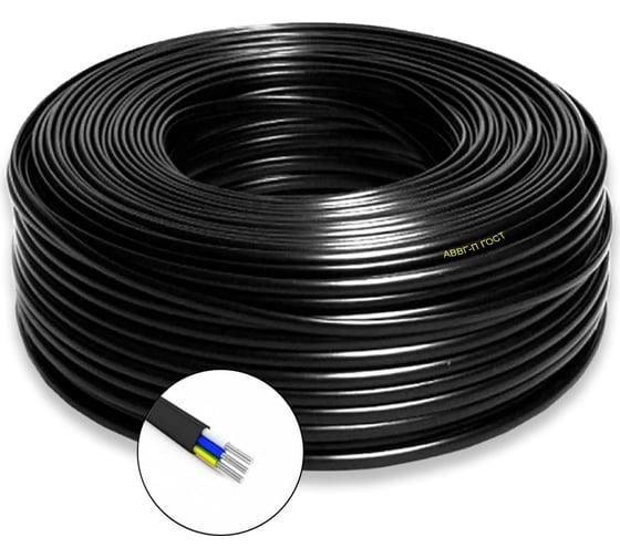 Кабель силовой ПРОВОДНИК АВВГ-П 3х2.5 мм2, 300м BOZ234198L300 1