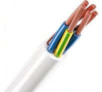 Провод ELITRON ПВС 5х0,75 ГОСТ белый (30м) E359-30