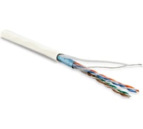 Кабель витая пара Hyperline FUTP4-C5E-P26-IN-LSZH-WH-100 (100 м) экранированная F/UTP 243618