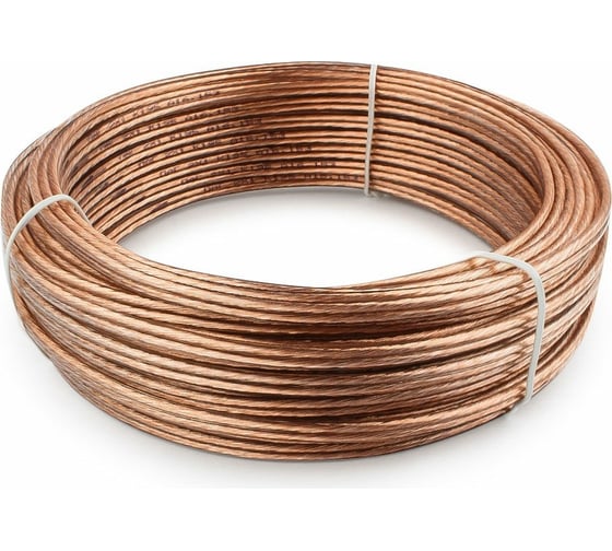 Акустический кабель Cablexpert прозрачный, 20 м, бухта CC-TC2x1,0-20M