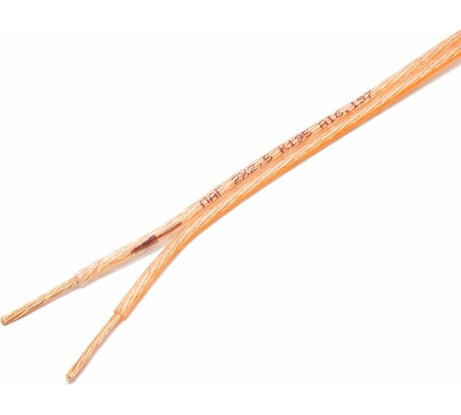 Акустический кабель Cablexpert прозрачный, 20 м, бухта CC-TC2x2,5-20M