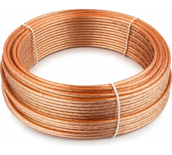 Акустический кабель Cablexpert прозрачный, 20 м, бухта CC-TC2x2,5-20M