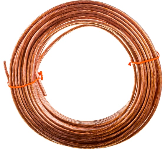 Акустический кабель Cablexpert прозрачный, 20 м, бухта CC-TC2x2,5-20M