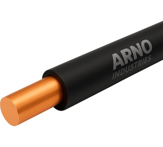 Провод силовой ARNO INDUSTRIES медный, 100м, ПуВнг(А)-LS 1х1.0 черный, однопроволочный, LS низкое дымо-газовыделение, для силовой проводки ТРТС 6260065 1