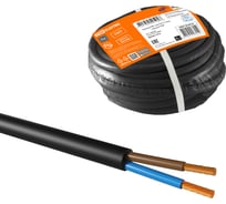 Провод TDM ELECTRIC ПВС 2х6 ГОСТ (10м), черный SQ0118-0316