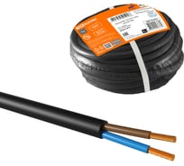 Провод TDM ELECTRIC ПВС 2х6 ГОСТ (20м), черный SQ0118-0332