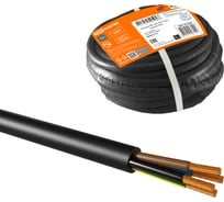 Провод TDM ELECTRIC ПВС 4х6 ГОСТ (5м), черный SQ0118-0308