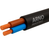 Провод силовой ARNO INDUSTRIES медный 10м ПВСУ 2х4 черный гибкий до 380В для электромонтажа ТРТС 46676201