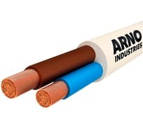 Шнур ШВВП ARNO INDUSTRIES 2х0.75 белый 10м до 380В гибкий для электропитания ТРТС 45437961