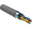 Кабель связи витая пара F/UTP ITK экранирование 24AWG категории 5е 4х2х0.52 ож PVC 305м серый м LC1-C5E04-311 1