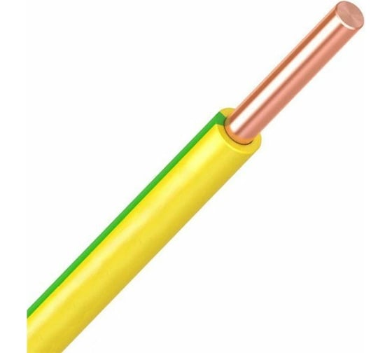 Провод TDM ПуВнг(А)-LS 1х1,0 ГОСТ (800м), желто-зеленый SQ0124-0267